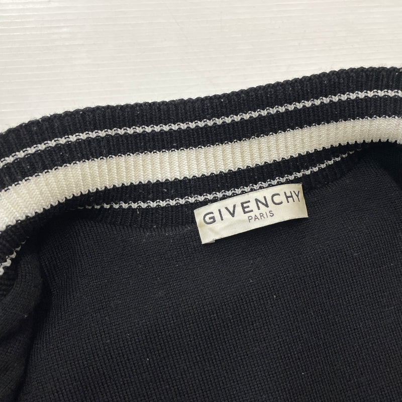 【中古品】【メンズ】 GIVENCHY ジバンシィ 19SS 4G BACKLOGO KNIT BOMBER JACKET BW003B4Z32 2019年春夏 フォージー バックロゴ ニット ボンバー ジャケット アウター 141-261015-sa-20-teih サイズ：M カラー：ブラック 万代Net店