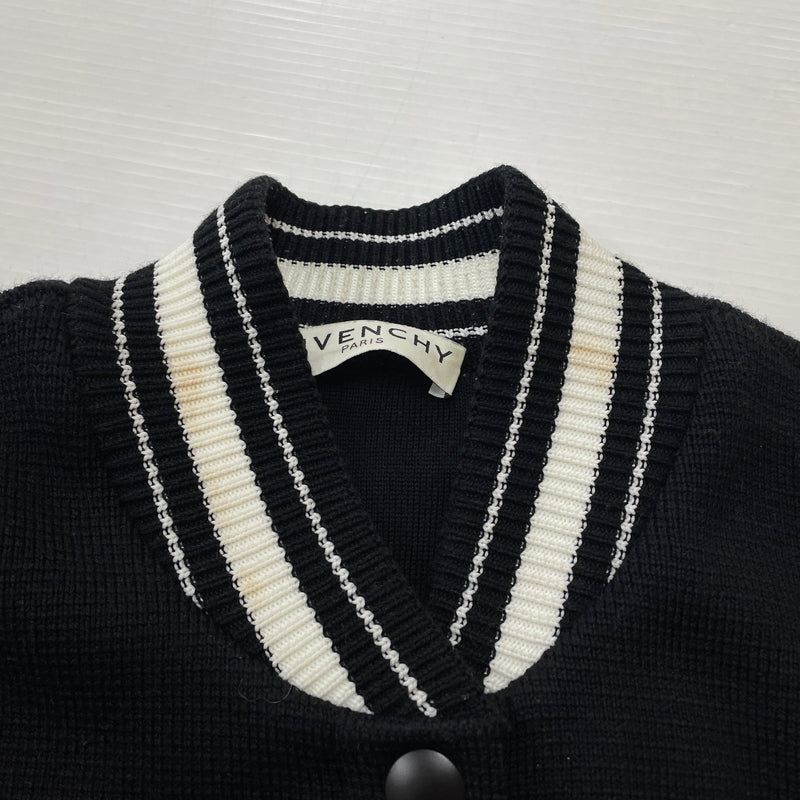【中古品】【メンズ】 GIVENCHY ジバンシィ 19SS 4G BACKLOGO KNIT BOMBER JACKET BW003B4Z32 2019年春夏 フォージー バックロゴ ニット ボンバー ジャケット アウター 141-261015-sa-20-teih サイズ：M カラー：ブラック 万代Net店