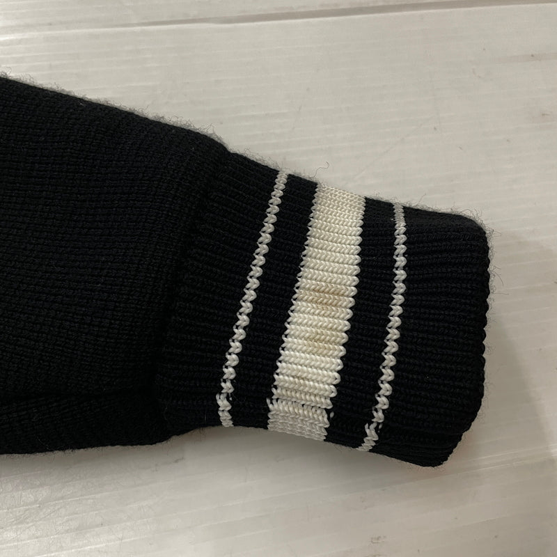 【中古品】【メンズ】 GIVENCHY ジバンシィ 19SS 4G BACKLOGO KNIT BOMBER JACKET BW003B4Z32 2019年春夏 フォージー バックロゴ ニット ボンバー ジャケット アウター 141-261015-sa-20-teih サイズ：M カラー：ブラック 万代Net店