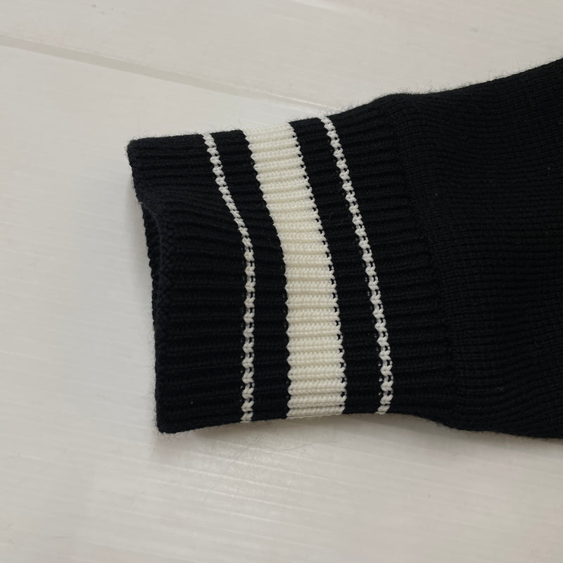 【中古品】【メンズ】 GIVENCHY ジバンシィ 19SS 4G BACKLOGO KNIT BOMBER JACKET BW003B4Z32 2019年春夏 フォージー バックロゴ ニット ボンバー ジャケット アウター 141-261015-sa-20-teih サイズ：M カラー：ブラック 万代Net店