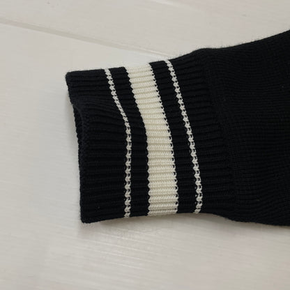 【中古品】【メンズ】 GIVENCHY ジバンシィ 19SS 4G BACKLOGO KNIT BOMBER JACKET BW003B4Z32 2019年春夏 フォージー バックロゴ ニット ボンバー ジャケット アウター 141-261015-sa-20-teih サイズ：M カラー：ブラック 万代Net店