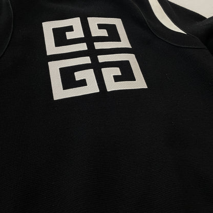 【中古品】【メンズ】 GIVENCHY ジバンシィ 19SS 4G BACKLOGO KNIT BOMBER JACKET BW003B4Z32 2019年春夏 フォージー バックロゴ ニット ボンバー ジャケット アウター 141-261015-sa-20-teih サイズ：M カラー：ブラック 万代Net店
