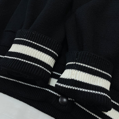 【中古品】【メンズ】 GIVENCHY ジバンシィ 19SS 4G BACKLOGO KNIT BOMBER JACKET BW003B4Z32 2019年春夏 フォージー バックロゴ ニット ボンバー ジャケット アウター 141-261015-sa-20-teih サイズ：M カラー：ブラック 万代Net店