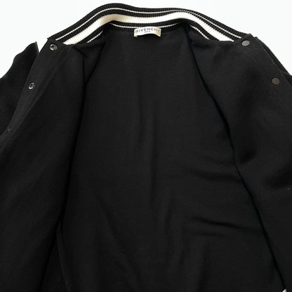【中古品】【メンズ】 GIVENCHY ジバンシィ 19SS 4G BACKLOGO KNIT BOMBER JACKET BW003B4Z32 2019年春夏 フォージー バックロゴ ニット ボンバー ジャケット アウター 141-261015-sa-20-teih サイズ：M カラー：ブラック 万代Net店