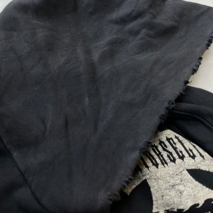 【現状渡し品】【メンズ】 ASKYURSELF アスクユアセルフ RAW AY CROSS HOODIE ローエーワイ クロス フーディ プルオーバーパーカー 142-261015-sa-15-teih サイズ：XXL カラー：グレー 万代Net店