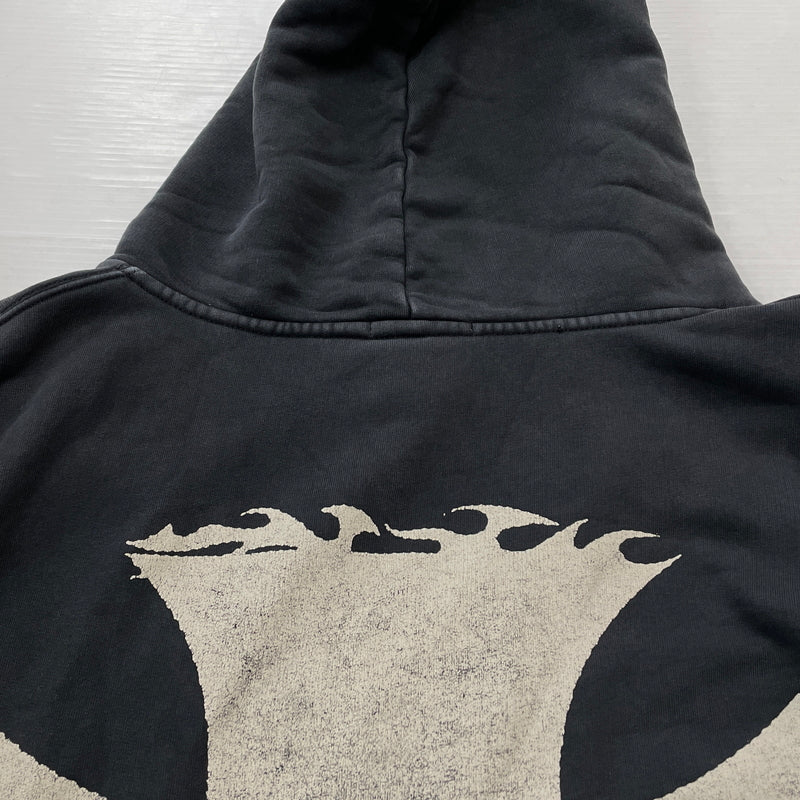 【現状渡し品】【メンズ】 ASKYURSELF アスクユアセルフ RAW AY CROSS HOODIE ローエーワイ クロス フーディ プルオーバーパーカー 142-261015-sa-15-teih サイズ：XXL カラー：グレー 万代Net店