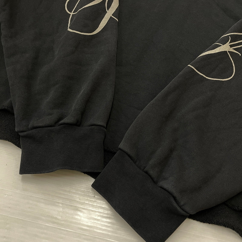 【現状渡し品】【メンズ】 ASKYURSELF アスクユアセルフ RAW AY CROSS HOODIE ローエーワイ クロス フーディ プルオーバーパーカー 142-261015-sa-15-teih サイズ：XXL カラー：グレー 万代Net店