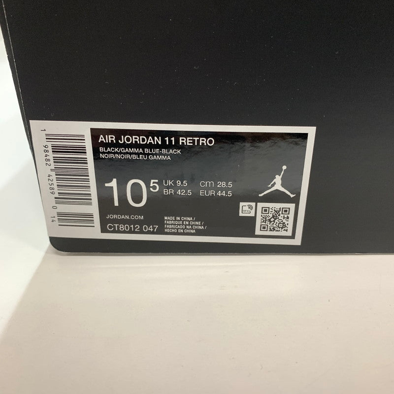 【中古品】【メンズ】 NIKE ナイキ CT8012-047 AIR JORDAN 11 RETRO "GAMMA" (2025) スニーカー 靴 BLACK 箱・黒タグ付き 160-261024-io-30-fuzh サイズ：28.5cm カラー：ブラック 万代Net店
