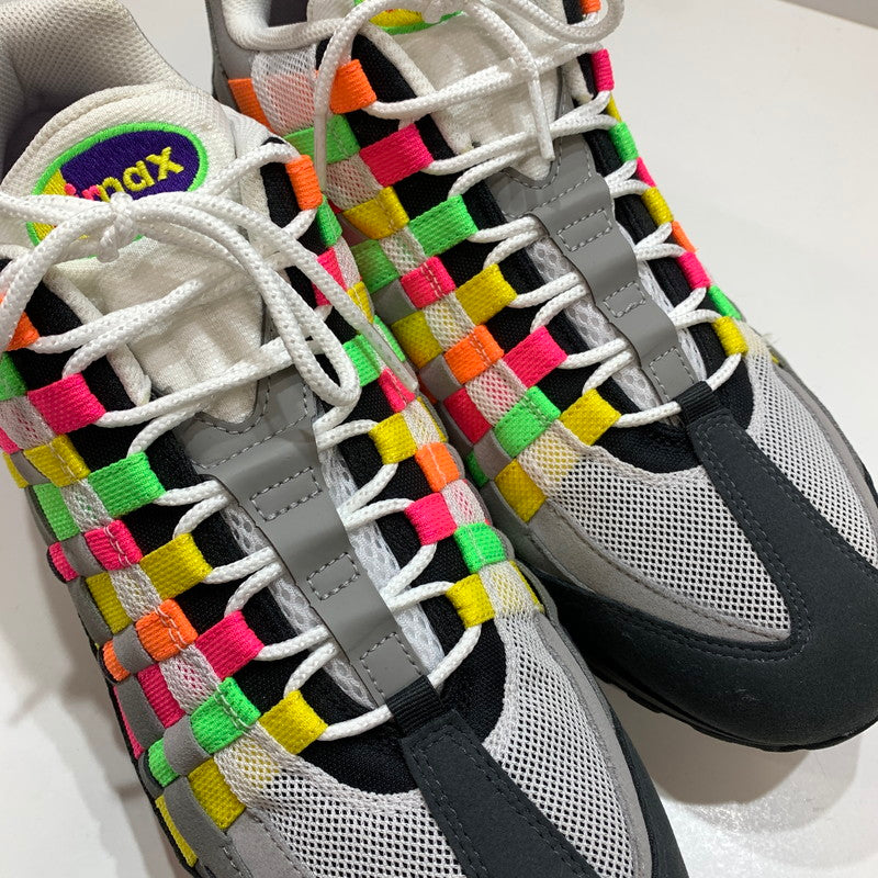 【中古品】【メンズ】 NIKE ナイキ IB3695-100 AIR MAX 95 WOVEN BIG BUBBLE "HYPER PINK GREEN STRIKE" エアマックス95 ウーヴン ビッグ バブル スニーカー 靴 160-261030-mh-04-fuzh サイズ：30cm カラー：マルチ 万代Net店
