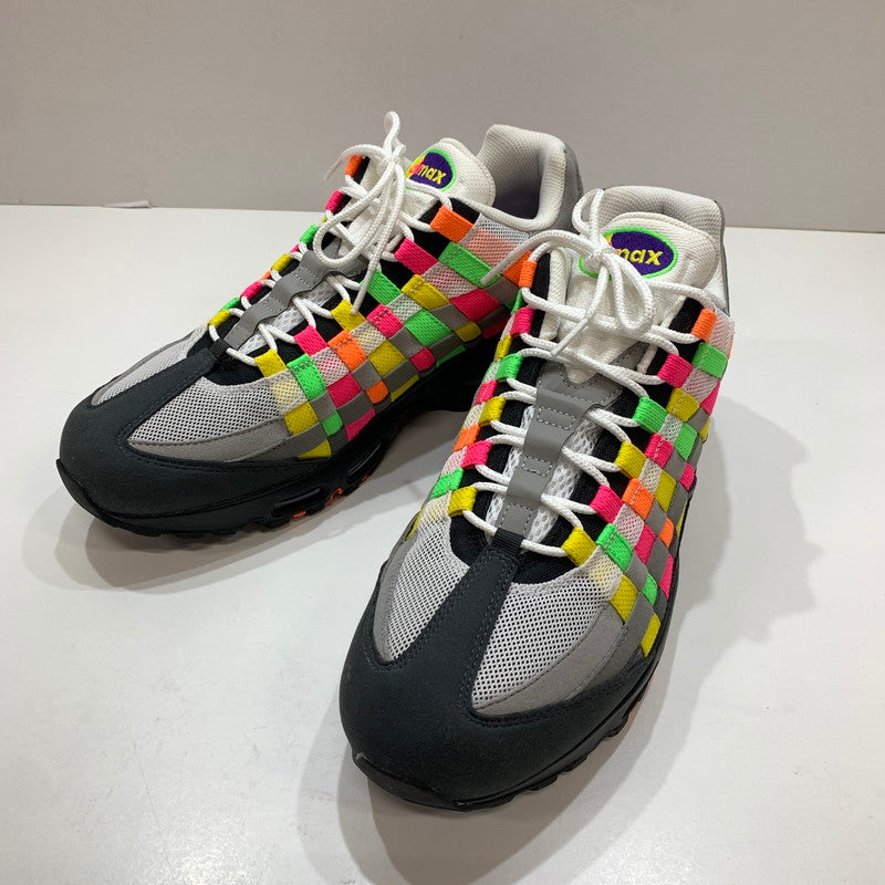 【中古品】【メンズ】 NIKE ナイキ IB3695-100 AIR MAX 95 WOVEN BIG BUBBLE "HYPER PINK GREEN STRIKE" エアマックス95 ウーヴン ビッグ バブル スニーカー 靴 160-261030-mh-04-fuzh サイズ：30cm カラー：マルチ 万代Net店
