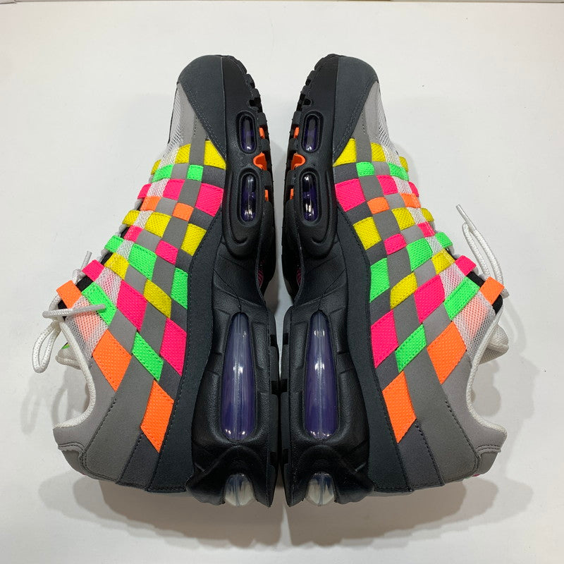 【中古品】【メンズ】 NIKE ナイキ IB3695-100 AIR MAX 95 WOVEN BIG BUBBLE "HYPER PINK GREEN STRIKE" エアマックス95 ウーヴン ビッグ バブル スニーカー 靴 160-261030-mh-04-fuzh サイズ：30cm カラー：マルチ 万代Net店