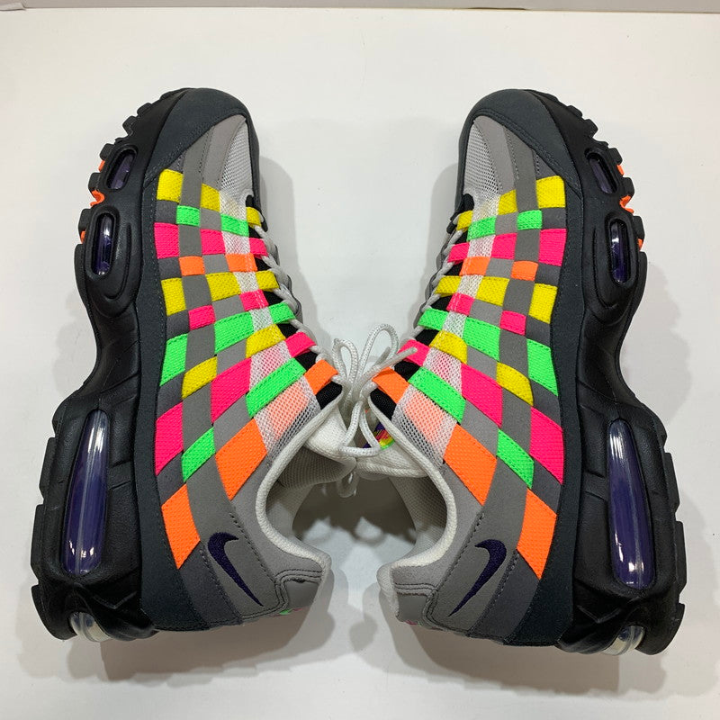 【中古品】【メンズ】 NIKE ナイキ IB3695-100 AIR MAX 95 WOVEN BIG BUBBLE "HYPER PINK GREEN STRIKE" エアマックス95 ウーヴン ビッグ バブル スニーカー 靴 160-261030-mh-04-fuzh サイズ：30cm カラー：マルチ 万代Net店
