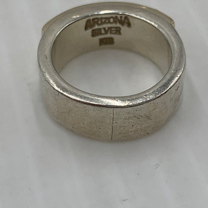 【中古品】【メンズ】 ARIZONA FREEDOM アリゾナフリーダム PLATE RING プレートリング アクセサリー 太陽神 唐草 K18 925 191-261016-ko-19-teih カラー：ゴールド/シルバー 万代Net店
