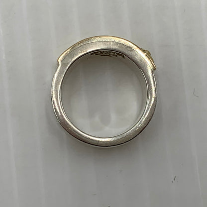 【中古品】【メンズ】 ARIZONA FREEDOM アリゾナフリーダム PLATE RING プレートリング アクセサリー 太陽神 唐草 K18 925 191-261016-ko-19-teih カラー：ゴールド/シルバー 万代Net店