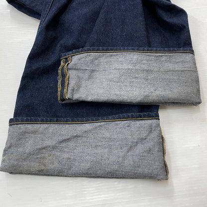 【中古品】【メンズ】 GRAPHPAPER グラフペーパー 17AW WRAPPED DENIM PANT GL173-4007 2017年秋冬 ラップド デニム パンツ ボトムス ジーンズ 151-261015-sa-11-teih サイズ：00 カラー：インディゴ 万代Net店