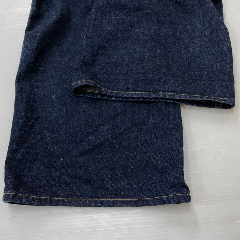 【中古品】【メンズ】 GRAPHPAPER グラフペーパー 17AW WRAPPED DENIM PANT GL173-4007 2017年秋冬 ラップド デニム パンツ ボトムス ジーンズ 151-261015-sa-11-teih サイズ：00 カラー：インディゴ 万代Net店
