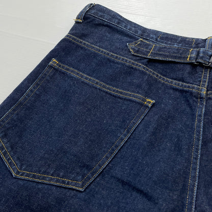 【中古品】【メンズ】 GRAPHPAPER グラフペーパー 17AW WRAPPED DENIM PANT GL173-4007 2017年秋冬 ラップド デニム パンツ ボトムス ジーンズ 151-261015-sa-11-teih サイズ：00 カラー：インディゴ 万代Net店