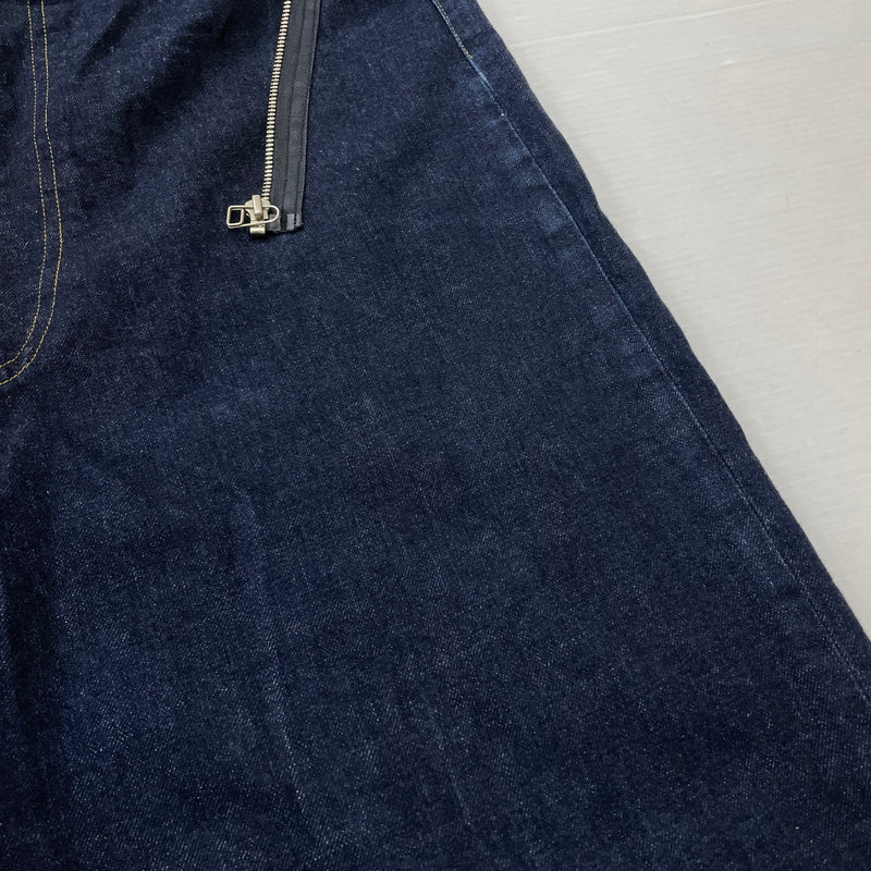 【中古品】【メンズ】 GRAPHPAPER グラフペーパー 17AW WRAPPED DENIM PANT GL173-4007 2017年秋冬 ラップド デニム パンツ ボトムス ジーンズ 151-261015-sa-11-teih サイズ：00 カラー：インディゴ 万代Net店