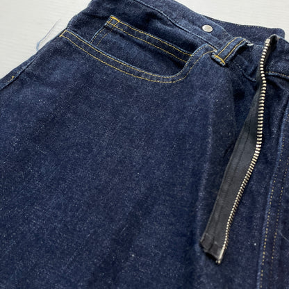 【中古品】【メンズ】 GRAPHPAPER グラフペーパー 17AW WRAPPED DENIM PANT GL173-4007 2017年秋冬 ラップド デニム パンツ ボトムス ジーンズ 151-261015-sa-11-teih サイズ：00 カラー：インディゴ 万代Net店