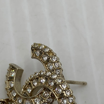 【現状渡し品】【レディース】 CHANEL シャネル A86506 ココマーク ピアス アクセサリー ラインストーン パール 182-261014-ko-16-teih カラー：ゴールドカラー 万代Net店