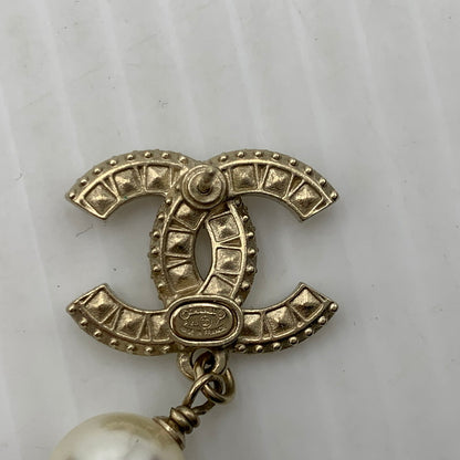 【現状渡し品】【レディース】 CHANEL シャネル A86506 ココマーク ピアス アクセサリー ラインストーン パール 182-261014-ko-16-teih カラー：ゴールドカラー 万代Net店
