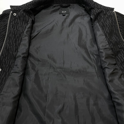 【中古品】【メンズ】 HUF ハフ ALLTIMERS WORK JACKET オールタイマーズ ワーク ジャケット アウター 142-261015-sa-08-teih サイズ：XL カラー：ブラック 万代Net店
