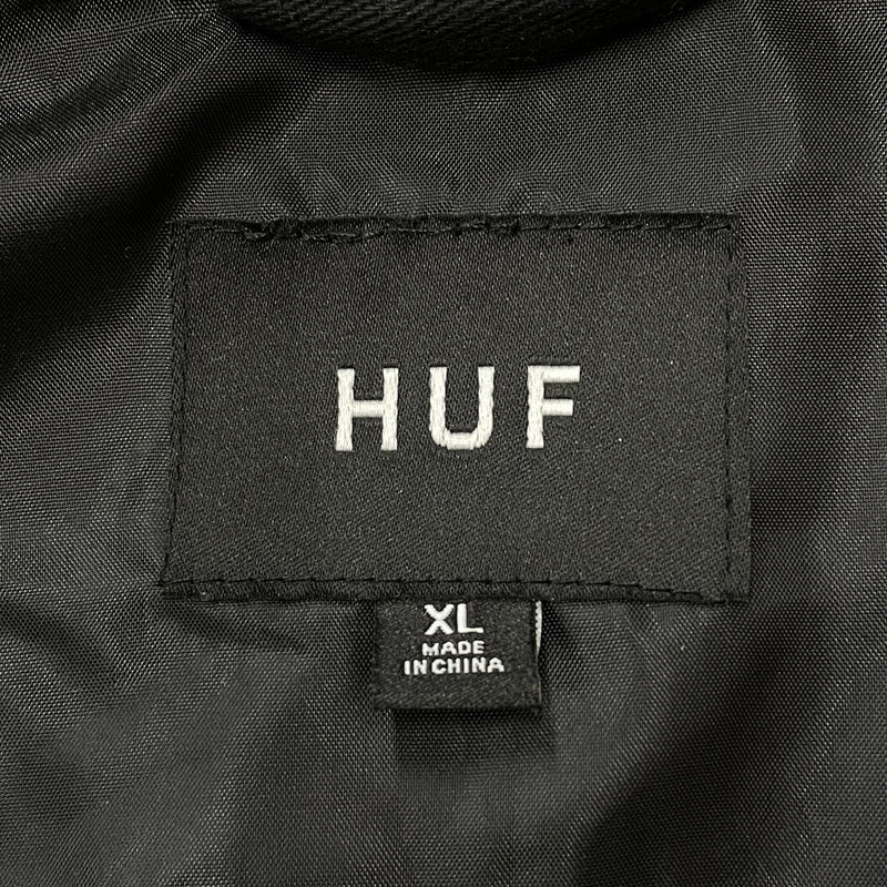 【中古品】【メンズ】 HUF ハフ ALLTIMERS WORK JACKET オールタイマーズ ワーク ジャケット アウター 142-261015-sa-08-teih サイズ：XL カラー：ブラック 万代Net店