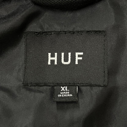 【中古品】【メンズ】 HUF ハフ ALLTIMERS WORK JACKET オールタイマーズ ワーク ジャケット アウター 142-261015-sa-08-teih サイズ：XL カラー：ブラック 万代Net店