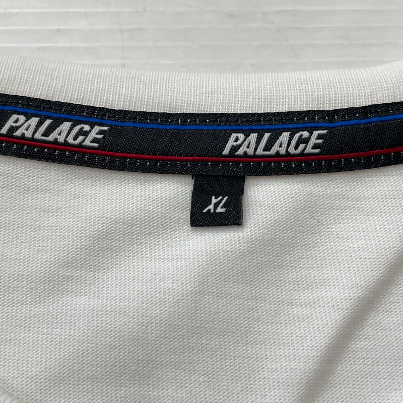 【中古品】【メンズ】 PALACE パレス LOGO L/S TEE ロゴ ロングスリーブ Tシャツ 長袖 トップス 142-261015-sa-22-teih サイズ：XL カラー：ホワイト 万代Net店