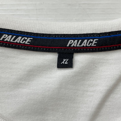 【中古品】【メンズ】 PALACE パレス LOGO L/S TEE ロゴ ロングスリーブ Tシャツ 長袖 トップス 142-261015-sa-22-teih サイズ：XL カラー：ホワイト 万代Net店