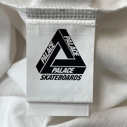 【中古品】【メンズ】 PALACE パレス LOGO L/S TEE ロゴ ロングスリーブ Tシャツ 長袖 トップス 142-261015-sa-22-teih サイズ：XL カラー：ホワイト 万代Net店
