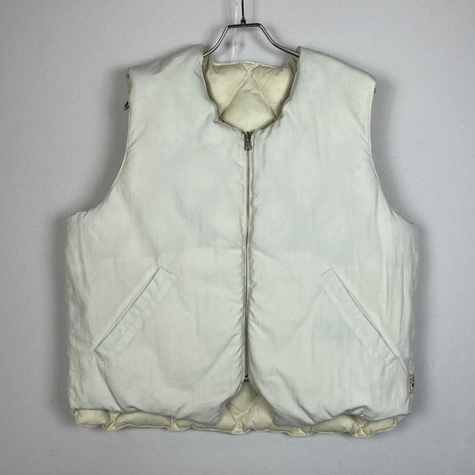 【中古品】【メンズ】 STUSSY ステューシー REVERSIBLE QUILTED VEST 115695 リバーシブル キルテッド ベスト アウター 142-261015-sa-02-teih サイズ：M カラー：ホワイト 万代Net店
