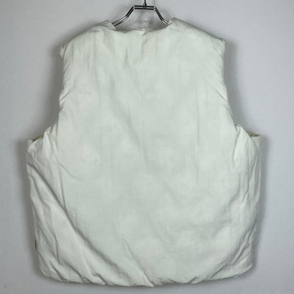 【中古品】【メンズ】 STUSSY ステューシー REVERSIBLE QUILTED VEST 115695 リバーシブル キルテッド ベスト アウター 142-261015-sa-02-teih サイズ：M カラー：ホワイト 万代Net店