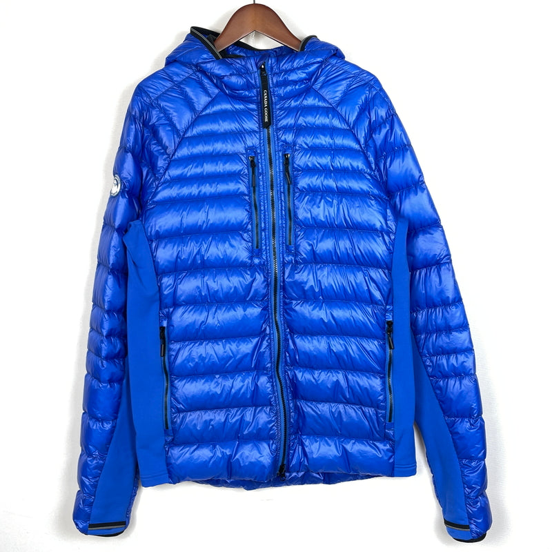 【中古品】【メンズ】 CANADA GOOSE カナダグース HYBRIDGE LITE TECH HOODY 2712MPB ハイブリッジ ライトテック フーディ アウター 144-261015-sa-04-teih サイズ：L カラー：ブルー 万代Net店