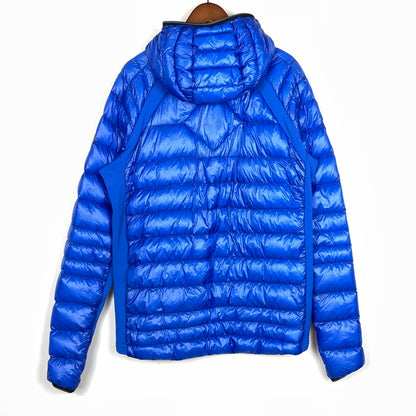 【中古品】【メンズ】 CANADA GOOSE カナダグース HYBRIDGE LITE TECH HOODY 2712MPB ハイブリッジ ライトテック フーディ アウター 144-261015-sa-04-teih サイズ：L カラー：ブルー 万代Net店