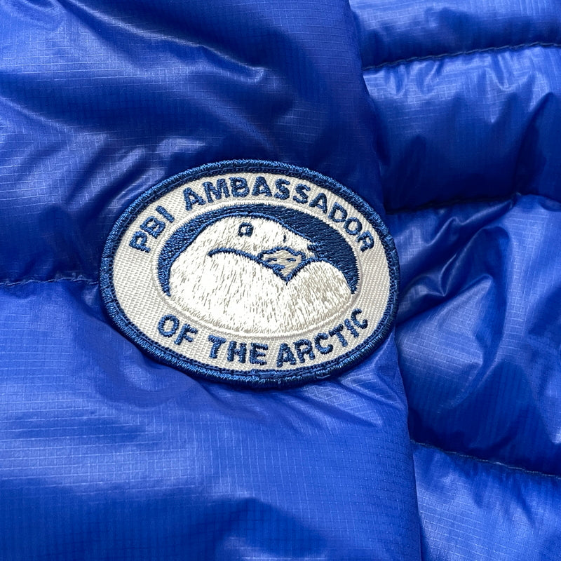 【中古品】【メンズ】 CANADA GOOSE カナダグース HYBRIDGE LITE TECH HOODY 2712MPB ハイブリッジ ライトテック フーディ アウター 144-261015-sa-04-teih サイズ：L カラー：ブルー 万代Net店