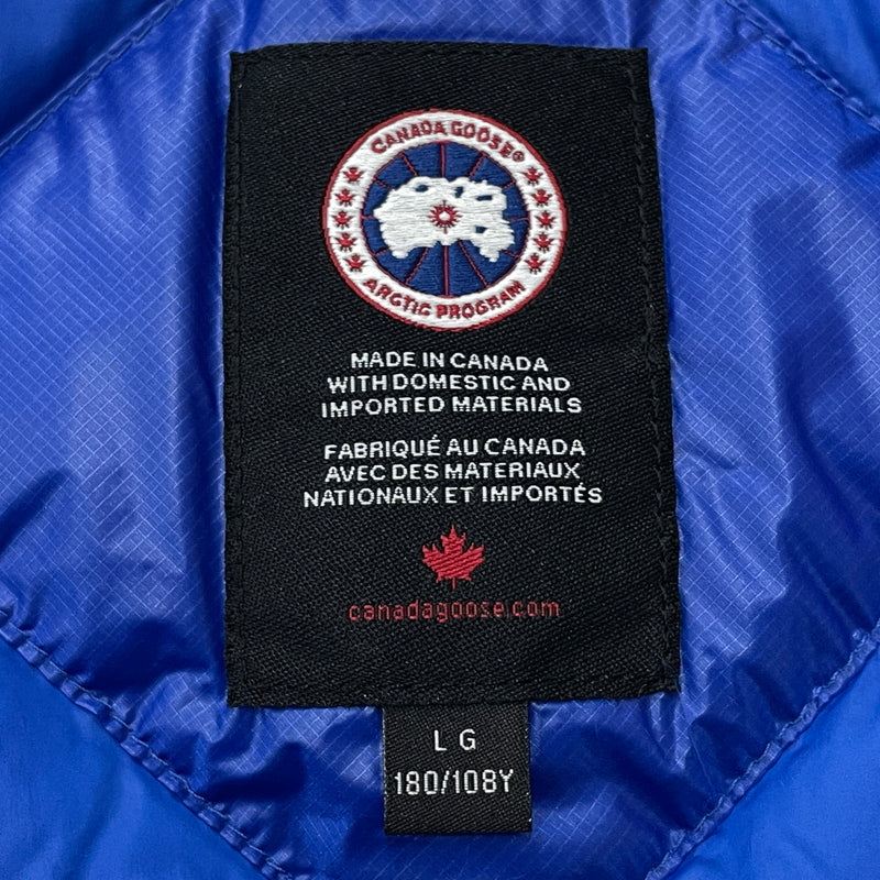 【中古品】【メンズ】 CANADA GOOSE カナダグース HYBRIDGE LITE TECH HOODY 2712MPB ハイブリッジ ライトテック フーディ アウター 144-261015-sa-04-teih サイズ：L カラー：ブルー 万代Net店
