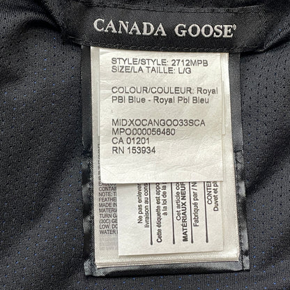 【中古品】【メンズ】 CANADA GOOSE カナダグース HYBRIDGE LITE TECH HOODY 2712MPB ハイブリッジ ライトテック フーディ アウター 144-261015-sa-04-teih サイズ：L カラー：ブルー 万代Net店