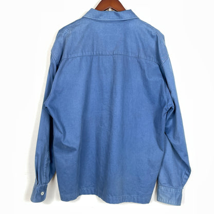 【中古品】【メンズ】 STUSSY ステューシー 90's HARRINGTON JACKET 90年代 ハリントン ジャケット アウター 142-261015-sa-09-teih サイズ：L カラー：ブルー 万代Net店