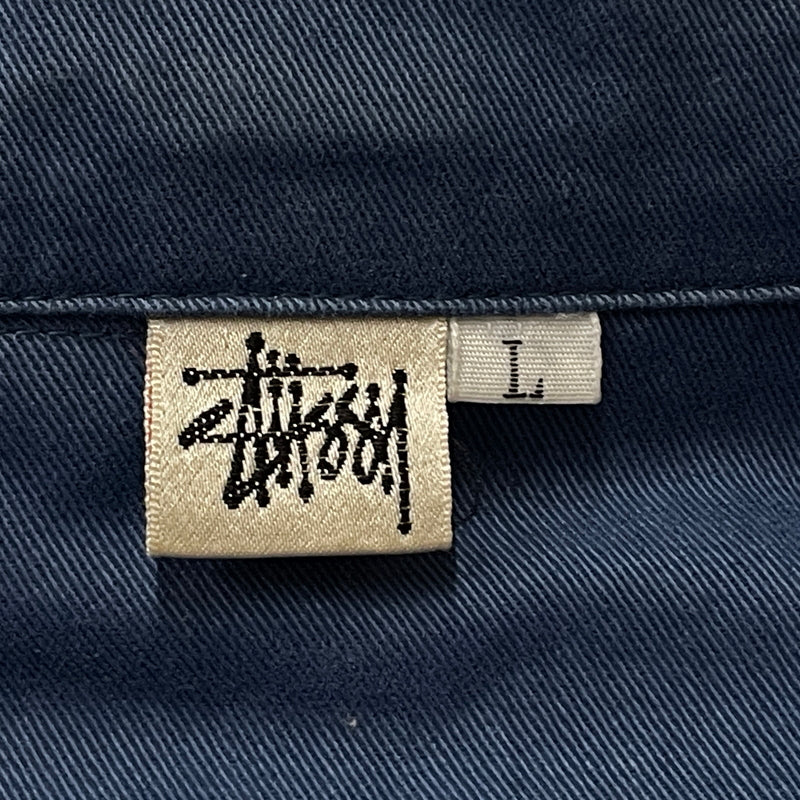 【中古品】【メンズ】 STUSSY ステューシー 90's HARRINGTON JACKET 90年代 ハリントン ジャケット アウター 142-261015-sa-09-teih サイズ：L カラー：ブルー 万代Net店