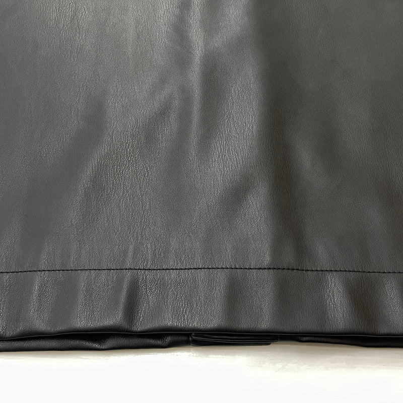 【中古品】【メンズ】 ADIDAS アディダス FAKE LEATHER BASEBALL SHIRT IZ4048 フェイクレザーベースボール シャツ 半袖 トップス 148-261015-sa-01-teih サイズ：2XL カラー：ブラック 万代Net店