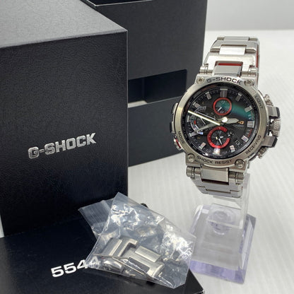 【中古品】【メンズ】 G-SHOCK ジーショック MTG-B1000 SERIES WATCH MTG-B1000B-1AJF タフソーラー ウォッチ 腕時計 コアガード 196-261014-ko-13-teih カラー：ブラック/レッド/シルバーカラー 万代Net店