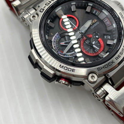 【中古品】【メンズ】 G-SHOCK ジーショック MTG-B1000 SERIES WATCH MTG-B1000B-1AJF タフソーラー ウォッチ 腕時計 コアガード 196-261014-ko-13-teih カラー：ブラック/レッド/シルバーカラー 万代Net店