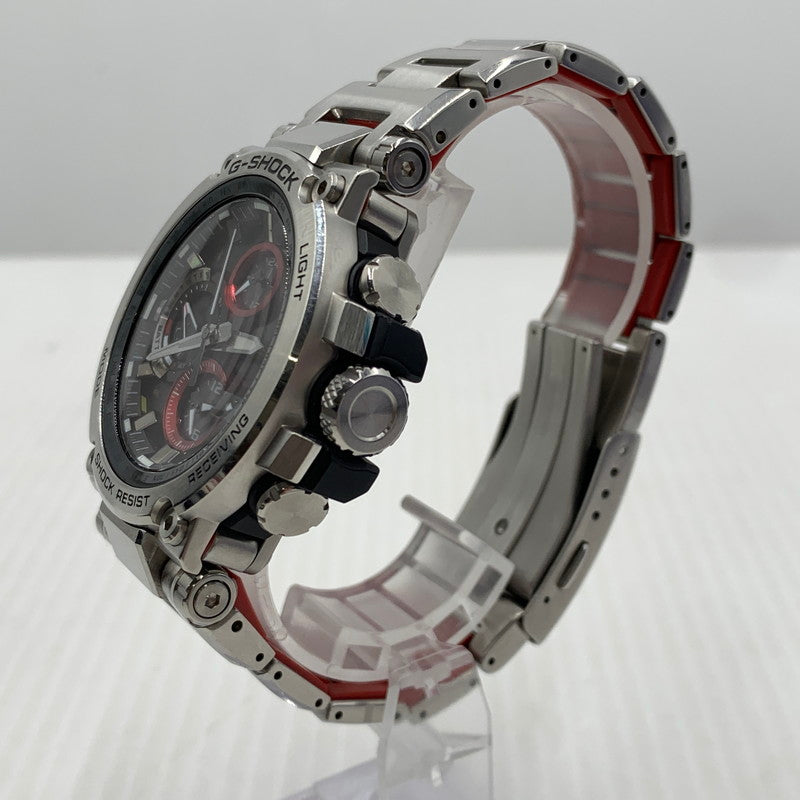 【中古品】【メンズ】 G-SHOCK ジーショック MTG-B1000 SERIES WATCH MTG-B1000B-1AJF タフソーラー ウォッチ 腕時計 コアガード 196-261014-ko-13-teih カラー：ブラック/レッド/シルバーカラー 万代Net店