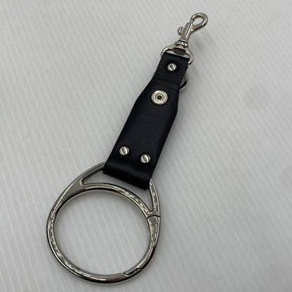 【中古品】【メンズ】 TOGA PULLA トーガプルラ LEATHER KEY RING TZ261-AK921 レザー キー リング アクセサリー カラビナ 192-261016-ko-13-teih カラー：ブラック 万代Net店