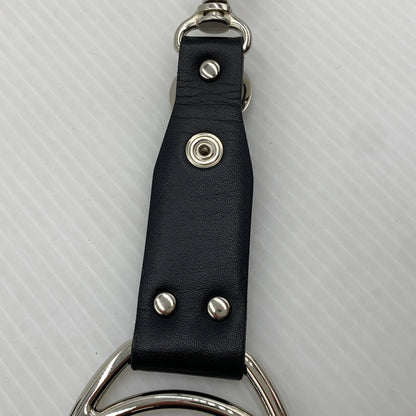 【中古品】【メンズ】 TOGA PULLA トーガプルラ LEATHER KEY RING TZ261-AK921 レザー キー リング アクセサリー カラビナ 192-261016-ko-13-teih カラー：ブラック 万代Net店