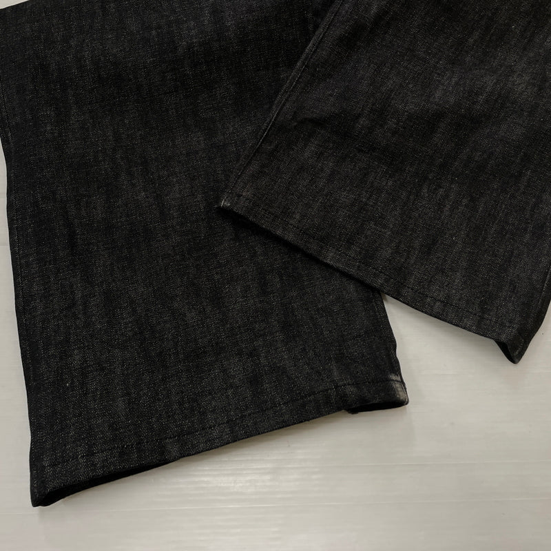 【中古品】【メンズ】 NO FAITH STUDIOS ノー フェイス ストゥディオス RAW DENIM LOOSE ロー デニム ルーズ ボトムス ジーンズ 152-261015-sa-13-teih サイズ：L カラー：ブラック 万代Net店