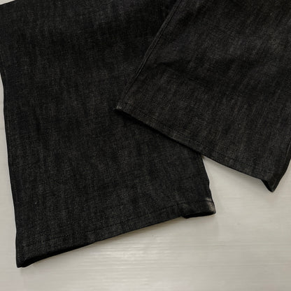 【中古品】【メンズ】 NO FAITH STUDIOS ノー フェイス ストゥディオス RAW DENIM LOOSE ロー デニム ルーズ ボトムス ジーンズ 152-261015-sa-13-teih サイズ：L カラー：ブラック 万代Net店