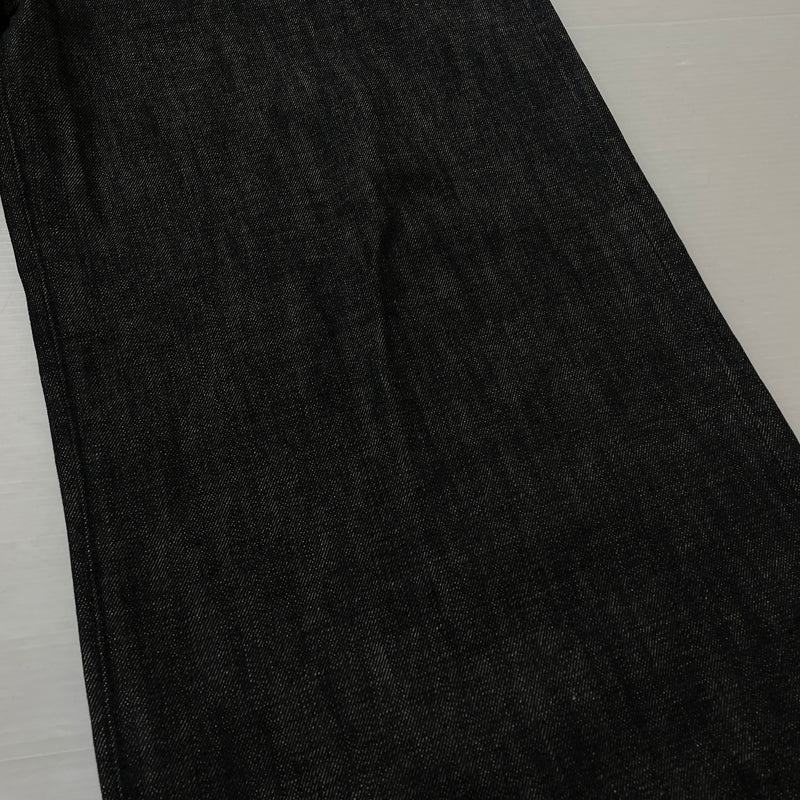 【中古品】【メンズ】 NO FAITH STUDIOS ノー フェイス ストゥディオス RAW DENIM LOOSE ロー デニム ルーズ ボトムス ジーンズ 152-261015-sa-13-teih サイズ：L カラー：ブラック 万代Net店