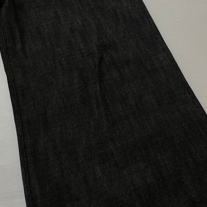 【中古品】【メンズ】 NO FAITH STUDIOS ノー フェイス ストゥディオス RAW DENIM LOOSE ロー デニム ルーズ ボトムス ジーンズ 152-261015-sa-13-teih サイズ：L カラー：ブラック 万代Net店